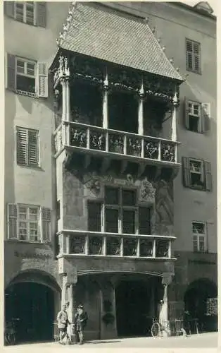 Austria Innsbruck Goldenes Dachl detail view