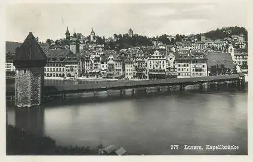 Switzerland Luzern Kapellbrucke