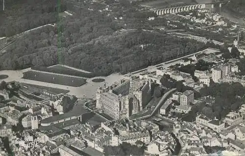 France Saint Germain en Laye  Chateau Royal vue aerienne