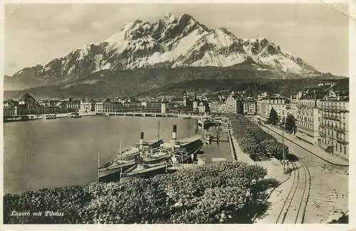 Switzerland Luzern mit Pilatus