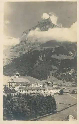 Switzerland Engelberg Kloster mit Hahnen
