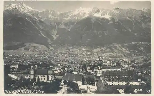 Postcard Austria > Tirol > Innsbruck aerial