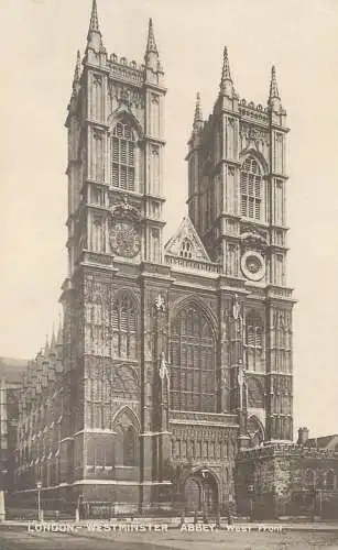 Postcard United Kingdom > England > London > Westminster Abbey