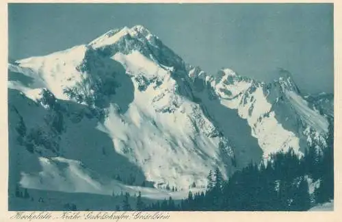 Postcard Germany Oberammergau im Winter Hochplatte