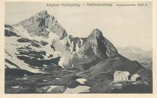 Postcard Germany Oberstdorf Allgauer Hochgebirg