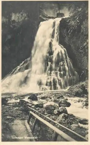 Postcard Austria Gollinger Wasserfall