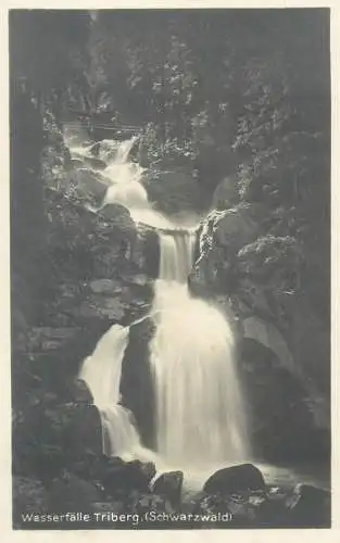 Postcard Germany Schwarzwald Wasserfalle Triberg