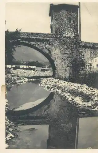 Postcard France Sospel le pont vieux
