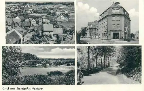 Postcard Germany Grub aus Stershahn Westerw