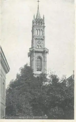 Postcard France Valenciennes La tour Saint Gery