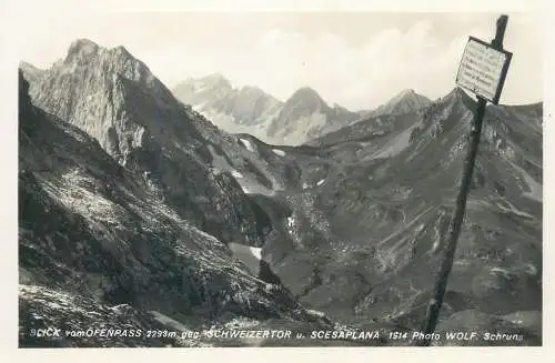 Postcard Switzerland Fuorn Pass
