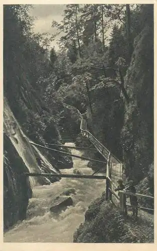 Postcard Germany Berchtesgaden Wimbachklamm