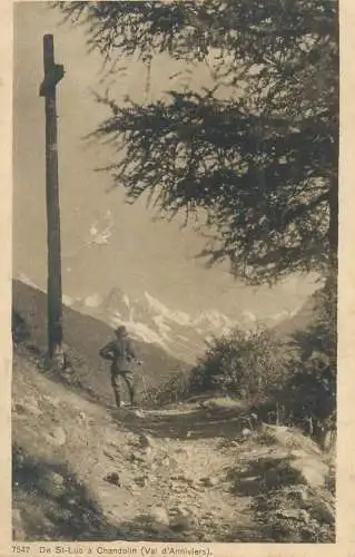 Postcard France de St-Luc a Chandolin Val d'Anniviers