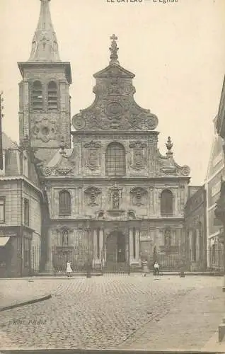 Postcard France Le Cateau eglise