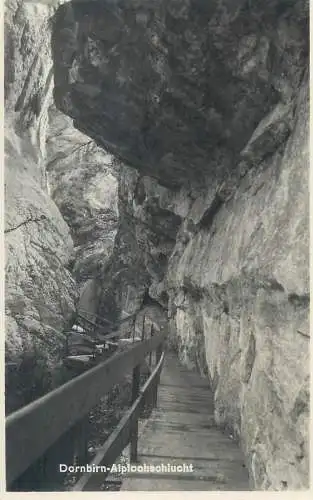 Postcard Austria Dornbirn Alplochschlucht