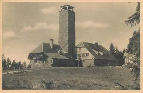 Postcard Germany Gedachtnishaus auf dem Fohrenbuhl