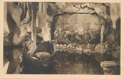 Postcard Germany Konigsschloss Linderhof Baue Grotte