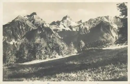 Postcard Austria ratikon gruppe