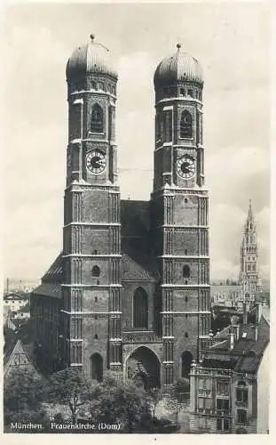 Postcard Germany > Bavaria > Munchen Frauenkirche