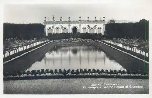 Postcard France Epernay l'Orangerie Maison Moet et Chandon