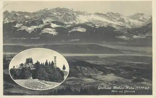 Postcard Switzerland Hasthaus Bachtel-Kulm
