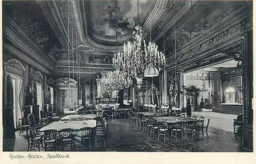 Postcard Germany Baden Baden Spielbank