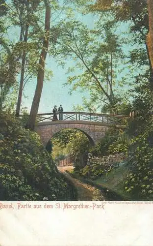 Switzerland Basel St Margrethen-Park arch bridge