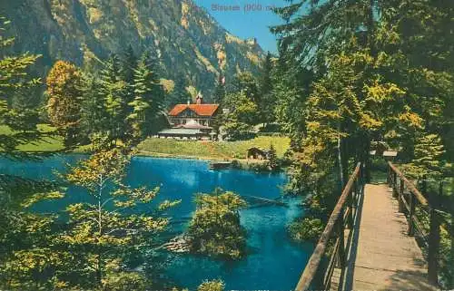 Switzerland Blausee picturesque natural landscape