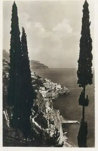 Italy Amalfi  Panorama dal Bosco dell'Hotel Cappuccini