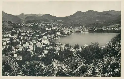 Switzerland Lugano panorama