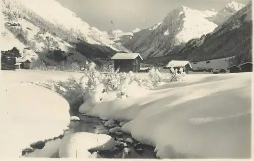 Postcard Switzerland Silvretta Alps scene