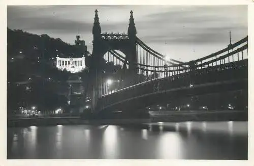 Hungary Budapest Danube scenery nocturnal view