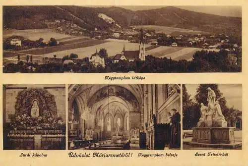 Hungary Budapest Mariaremete church multi view