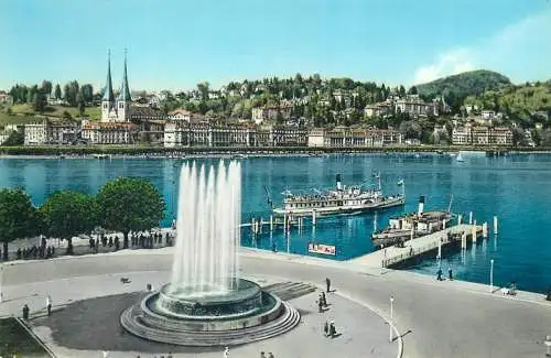 Switzerland Luzern fountain