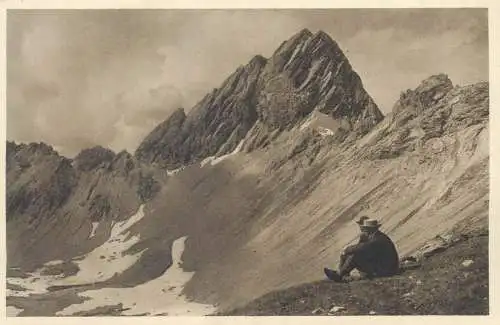 Postcard Austria Tirol Allgäu marchspitze