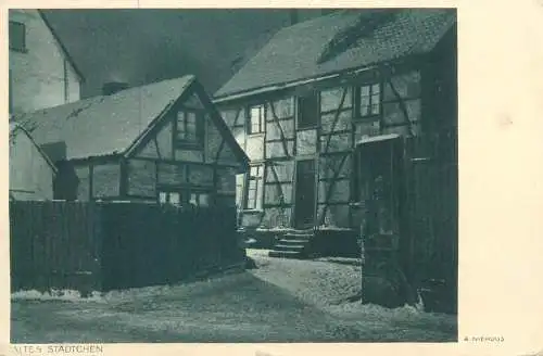 Postcard Switzerland Altes Stadtchen Niehuus
