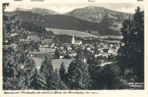 Postcard Austria Allgäu Schrothkurort Oberstaufen