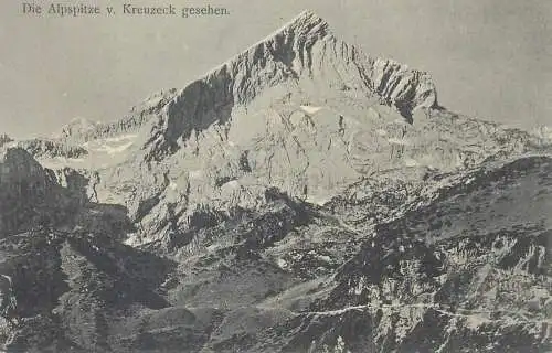 Postcard Germany > Bavaria > Garmisch-Partenkirchen die Alpspitze