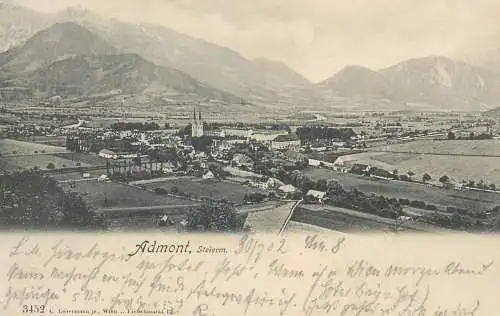 Postcard Austria Admont