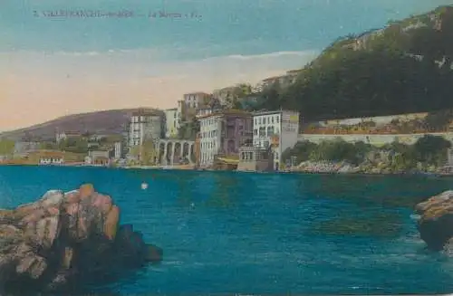 Postcard France Villefranche sur Mer la marine