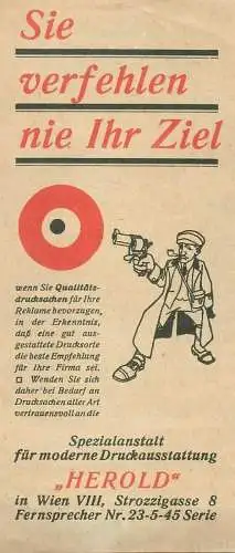 Wien Austria HEROLD store advertising 7 x 15 cm