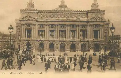 Postcard France Paris L' Opera