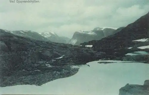 Postcard Norway Ved Djupvandshytten