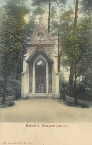 Postcard Czech Republic Karlsbad Karlovy Vary eccehomo kapelle