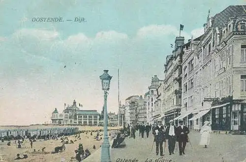 Postcard Belgium > West Flanders > Oostende Dijk