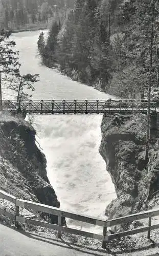 Postcard Germany Allgau Lechfall bei Fussen