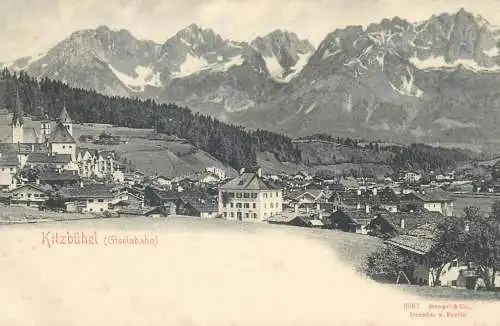 Austria Kitzbuhel Giselabahn panoramic view