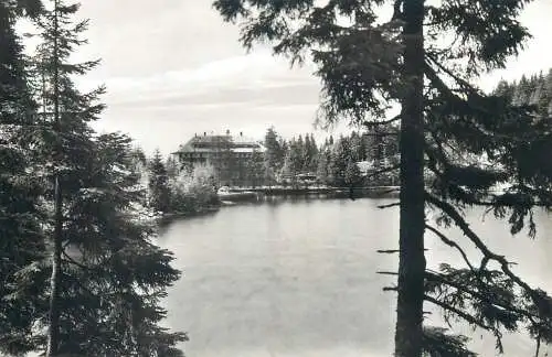 Postcard Germany Mummelsee Hochschwarzwald 1957
