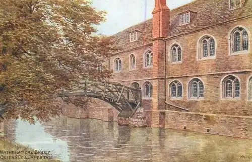 England Cambridge Queen's College Mathematical Bridge