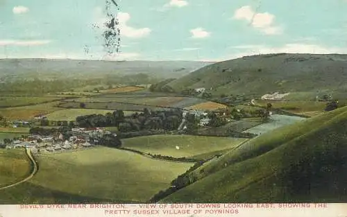 England Devil's Dyke near Brighton South Downs Poynings Village